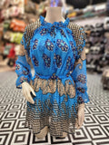Elegant Paisley Print Dress