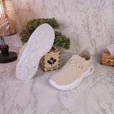 Beige Slip On Shoes - Maha fashions -  Women Footwear