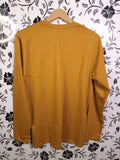 Mustard Full Sleeves T Shirt - Maha fashions -  Men Clothing