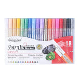 GIORGIONE SIGNATURE 18 PCS ACRYLIC MARKER SET - Maha fashions -  Stationery