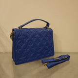 Blue Two Pcs handbag Set - Maha fashions -  