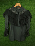 Green Pearl Top - Maha fashions -  women clothing