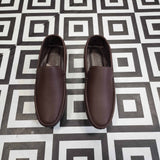Classic Brown Loafers - Premium Slip-On Dress Shoes - Maha fashions -  Men Footwear