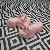 Pink Platform Sandals - Maha fashions -  Women Footwear
