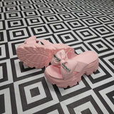 Pink Platform Sandals - Maha fashions -  Women Footwear