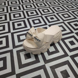 Beige Platform Sandals - Maha fashions -  Women Footwear