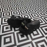 Black Platform Sandals - Maha fashions -  Women Footwear