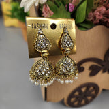 Golden Pearl Jhumki - Maha fashions -  Jewelry