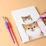 Keep Smiling Kids Multi Shapes 4PC Brush Set - Maha fashions -  Stationery