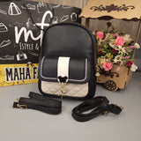 Black Backpack with Satchel
