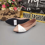 Pink White Contrast Pumps - Maha fashions -  Women Footwear
