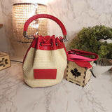 Red Bucket Bag - Maha fashions -  Handbags & Wallets