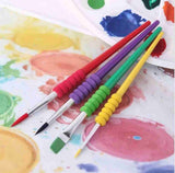 Keep Smiling Kids Multi Shapes 4PC Brush Set - Maha fashions -  Stationery