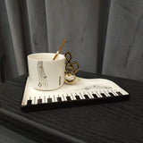 White Piano Mug