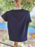 Kids Navy Pocket Style T Shirt - Maha fashions -  KIDS CLOTHING