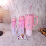 Pink Tau Pei Bear Portable Sports Water Bottle 3Pcs Set - Maha fashions -  TUMBLER