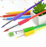 Keep Smiling Kids Multi Shapes 4PC Brush Set - Maha fashions -  Stationery