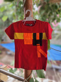 Kids Red Pocket Style T Shirt - Maha fashions -  KIDS CLOTHING