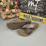 MJAF-004 Brown - Maha fashions -  Men Footwear