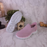 Women Pink Slip On Sneakers - Maha fashions -  Women Footwear