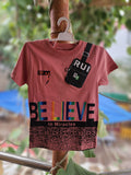 Pink Retro Style T Shirt - Maha fashions -  KIDS CLOTHING
