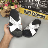 MJAF-004 White - Maha fashions -  Men Footwear
