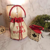 Red Bucket Bag - Maha fashions -  Handbags & Wallets