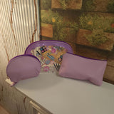 Purple Multi Use Pouch 3 Pcs Set