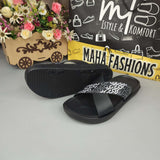 MJAF-004 Black - Maha fashions -  Men Footwear