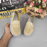 Beige Casual Shoes - Maha fashions -  Women Footwear