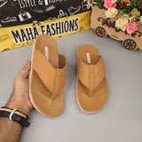 Camel Men Slippers - Maha fashions -  Men Footwear