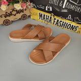 Camel Men Strappy Slides