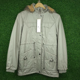 Grey Jacket With Hoodie - Maha fashions -  Women Clothing
