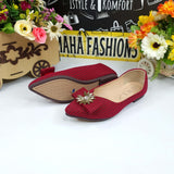 Kids Red Buckle Pumps - Maha fashions -  Kids Pumps