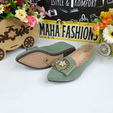UHS-2002 Green - Maha fashions -  Kids Pumps