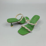 Green Studs Heel - Maha fashions -  