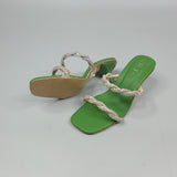Green Studs Heel - Maha fashions -  