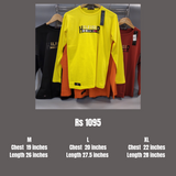 Yelllow Long Sleeves T Shirt - Maha fashions -  