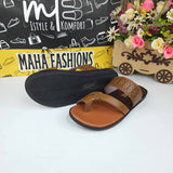 Men Camel Slippers - Maha fashions -  