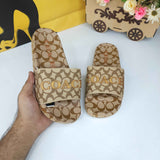 Beige Men Slides - Maha fashions -  