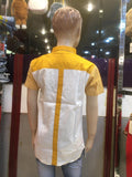 Yellow & Pink Kids Casual Shirts - Maha fashions -  